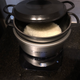 Starting an hour-long rice cooking process